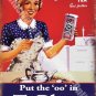 Vintage Food & Drink, 90, Tea Girl, Cafe Kitchen Old Shop, Large Metal/Tin Sign