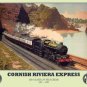 Cornish Riviera Express, GWR Railway Steam Train, Medium Metal/Tin Sign