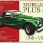 Morgan Plus 8, Classic British Sports Car, V8, Small Metal/Tin Sign, Picture