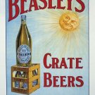Beasley's Crate Beer, Old Pub, Bitter Ale, Bar, Hotel, Small Metal/Tin Sign