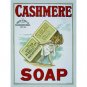 Cashmere Soap, Bathroom & Showeroom, Hotel, Vintage, Old, Medium Metal/Tin Sign