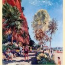 Torquay, English Riviera, Seaside Beach, Railway, Small Metal/Tin Sign, Picture