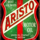 Vintage Garage, Aristo Motor Oil Petrol Advertising, Car, Large Metal/Tin Sign
