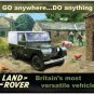 Land Rover Mark 1, Farm, Classic Off Road 4x4 Car, Large Metal/Tin Sign Picture