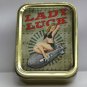 Lady Luck Poker 50's Sexy Pin-up Girl Classic Cigarette Tobacco Storage 2oz Tin