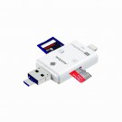 Card Reader USB Flash Drive MicroSD Adapter IPhone IPad Android Sync Lightning