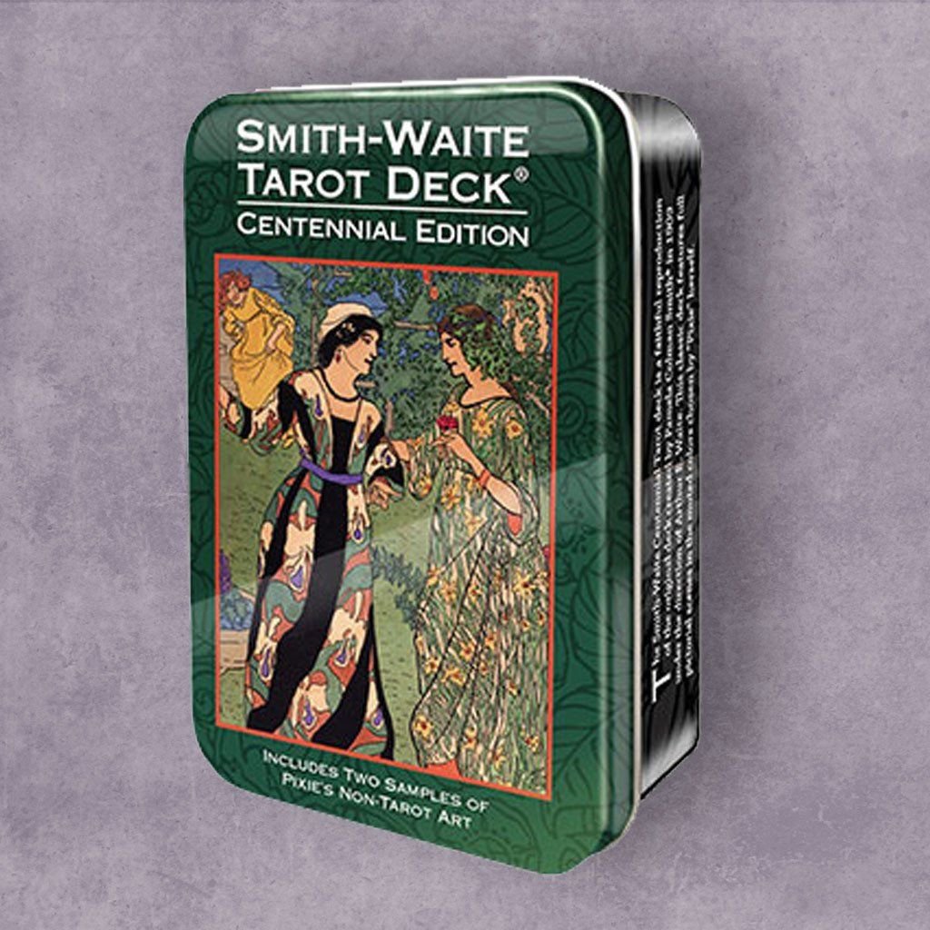 Smith-Waite Fortune Telling Centennial Tarot Deck Tin Game Edward Waite Cards
