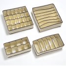 Sorbus 4 Drawer Dividers Storage Box Closet Organizer Bin Basket Foldable School