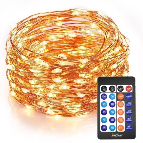 Outdoor String Lights Remote Waterproof Dimming LED Party Lamp Halloween Bulbs