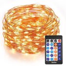 Outdoor String Lights Remote Waterproof Dimming LED Party Lamp Halloween Bulbs