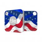 Tile Mate Skin Cover Key Tracker Case USA American Flag Decal Sticker Track GPS