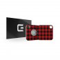 Plaid Tile Mate Cover Key Finder Tracker Tracer Red Black Skin Decal Compatible