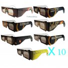 Solar Eclipse Glasses Assorted Eye Protection Goggles Moon Nature Event USA Sun