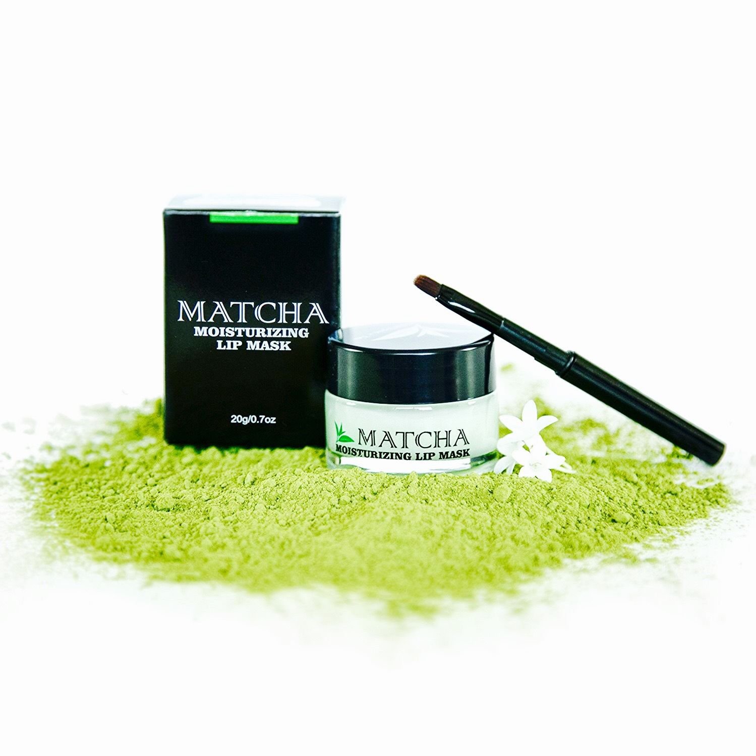Moisturizing Green Tea Matcha Plumping Lip Mask Balm Overnight Cream Youth Serum
