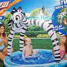 Banzai Shade Canopy Sun Zebra Pool Big Kids Fun Toys Water Swimming Shelter Yard
