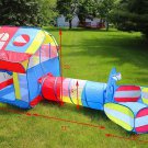 Joyin Toy Pop-up Deluxe Big Play House Tent Tunnel Pit Ball Kids Playground Yard
