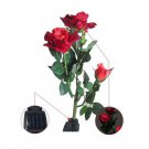 New Solar Power Light Flower Wireless Garden Yard Decor Glow Lamp Lawn Ornaments