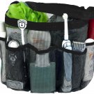 Mesh Shower Caddy Tote Storage Bag Hanging Toiletry Bathroom Holder Organizer