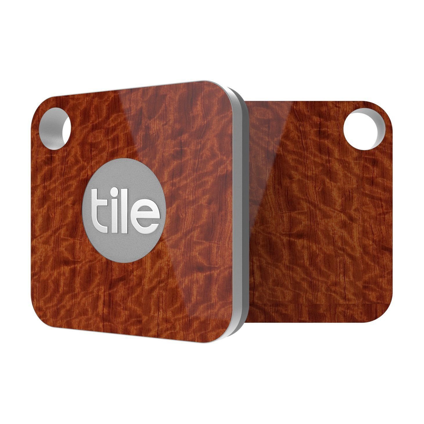 New 8 Tile Mate Tracker Cover Case Skin Square Wood Grain Key iPhone Tracer GPS