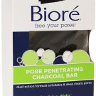 Biore Pore Penetrating Charcoal Bar Exfoliatior Facial Cleanser Beauty Skin Care