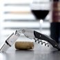 Waiters Corkscrew by HiCoup - Professional Ebony Wood All-in-one Corkscrew, Bott