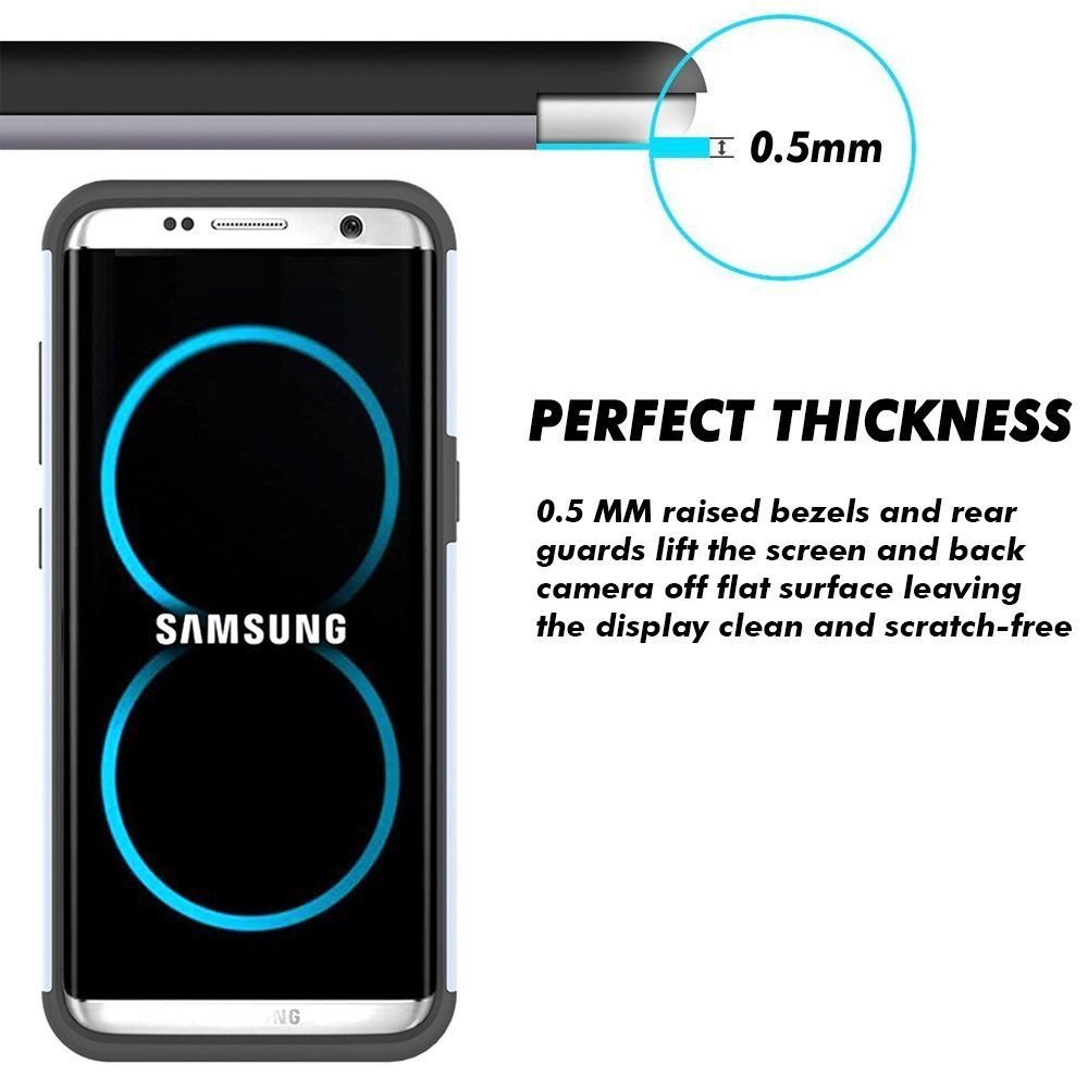 Galaxy S8 Plus Case, UrSpeedtekLive [Shock Absorpt] Studded Rhinestone Bling
