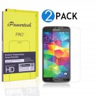 (2 pack) Galaxy S5 Screen Protector, Samsung Galaxy S5 Screen Protector Tempered