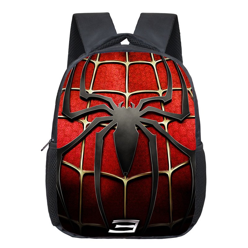 spiderman 06 12" Kids Students School Backpack