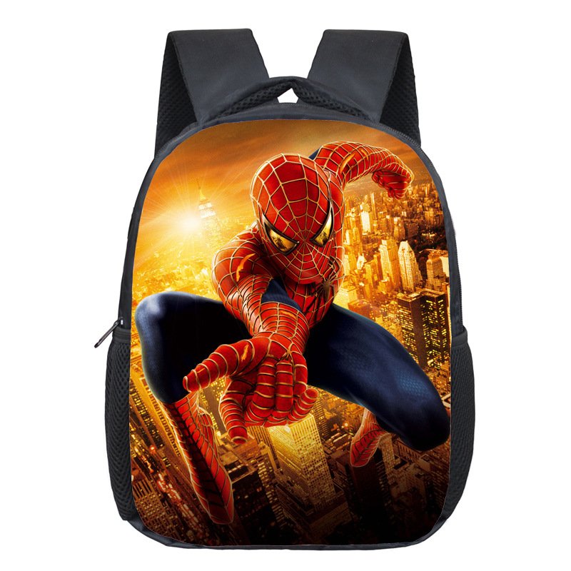 spiderman 07 12" Kids Students School Backpack