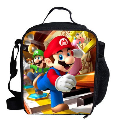Super mario 01 Lunch Bag Boys Girls Students School