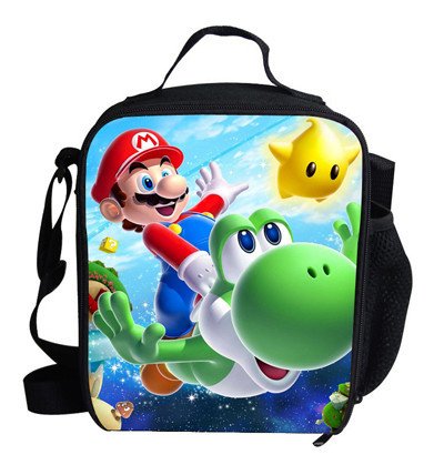 Super mario 03 Lunch Bag Boys Girls Students School