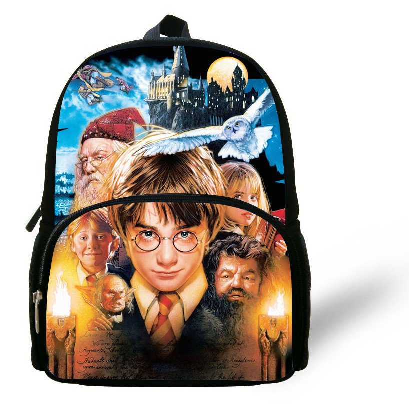 harry potter 01 12" Kids Students School Backpack