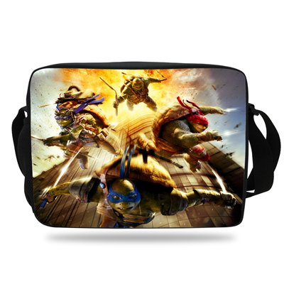 Ninja Turtles 01 Messenger Bag For School Children Boys Girls