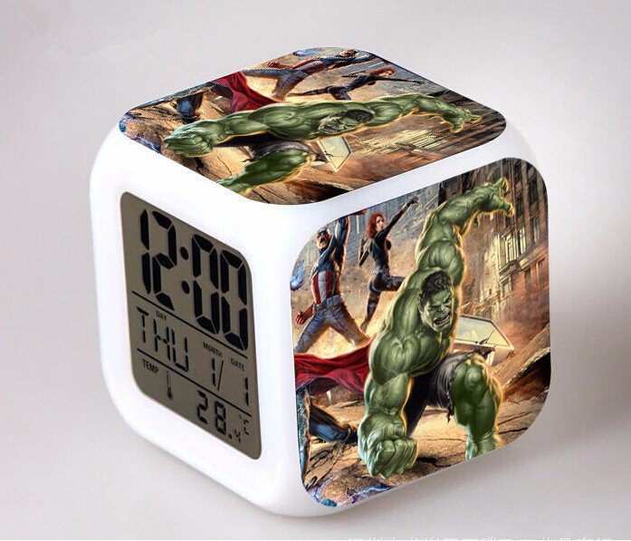 Marvel The Avengers  LED Alarm Clock #10