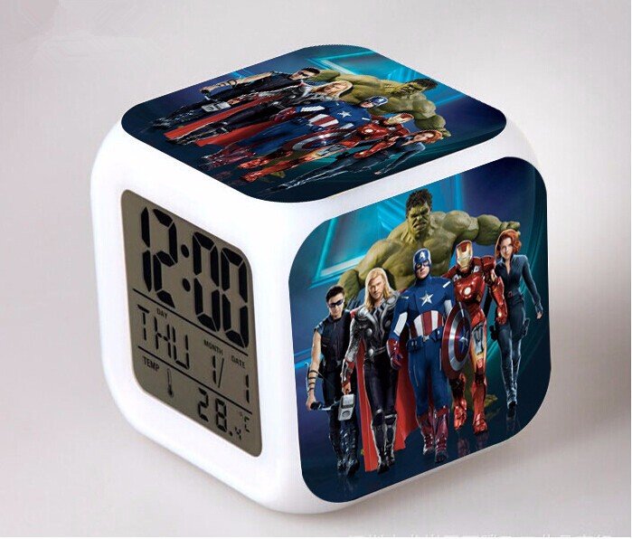 Marvel The Avengers  LED Alarm Clock #13