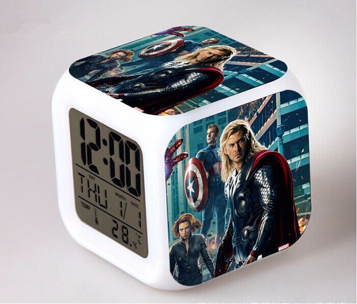 Marvel The Avengers  LED Alarm Clock #15