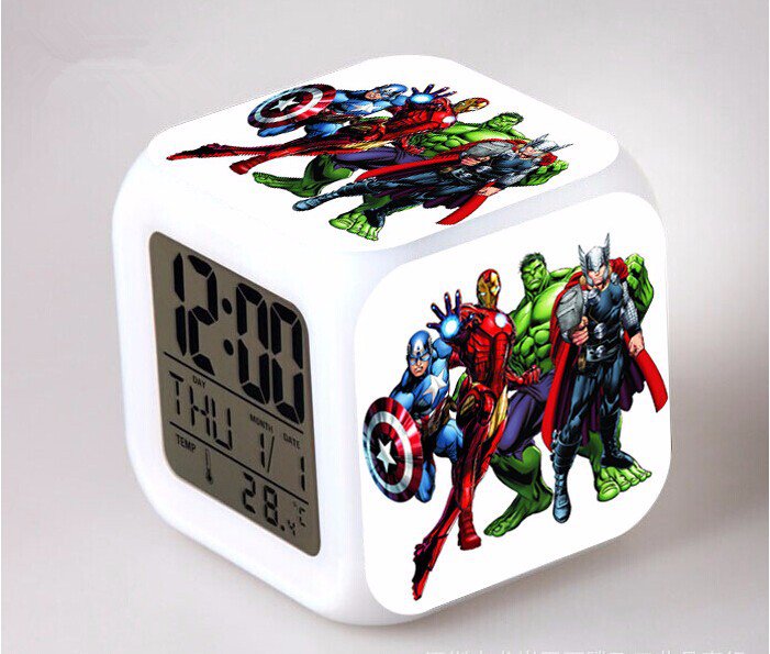 Marvel The Avengers  LED Alarm Clock #16