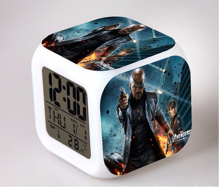 Marvel The Avengers  LED Alarm Clock #21