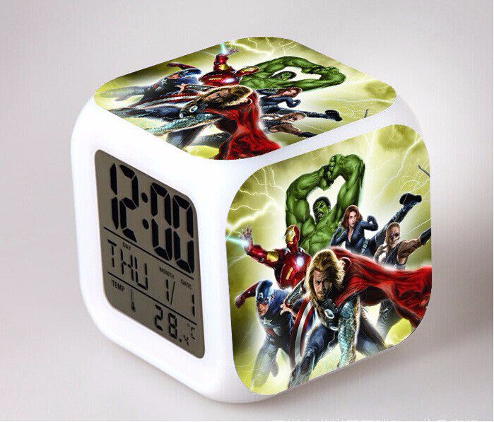 Marvel The Avengers  LED Alarm Clock #22