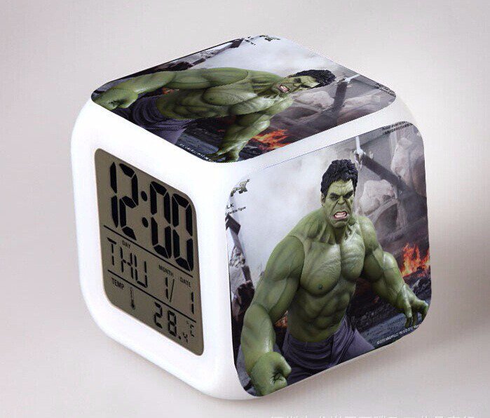 Marvel The Avengers  LED Alarm Clock #23