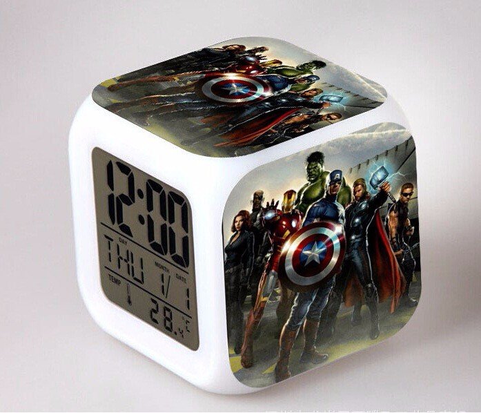 Marvel The Avengers  LED Alarm Clock #26