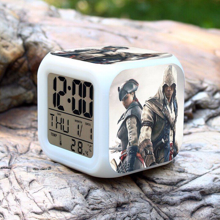 Assassins Creed Blade Led Alarm Clock #31