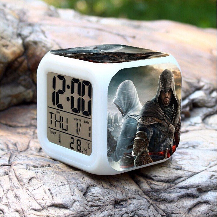 Assassins Creed Blade Led Alarm Clock #32