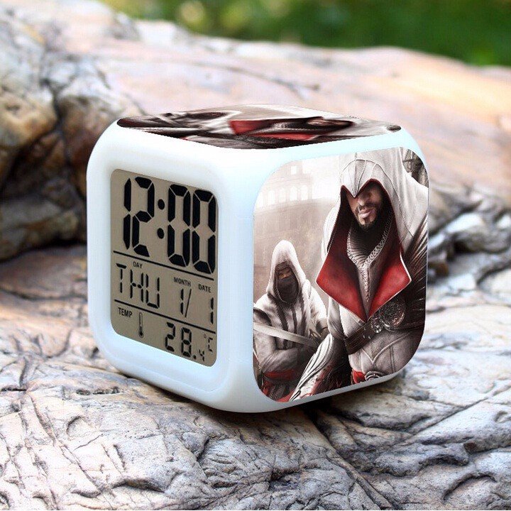 Assassins Creed Blade Led Alarm Clock #33