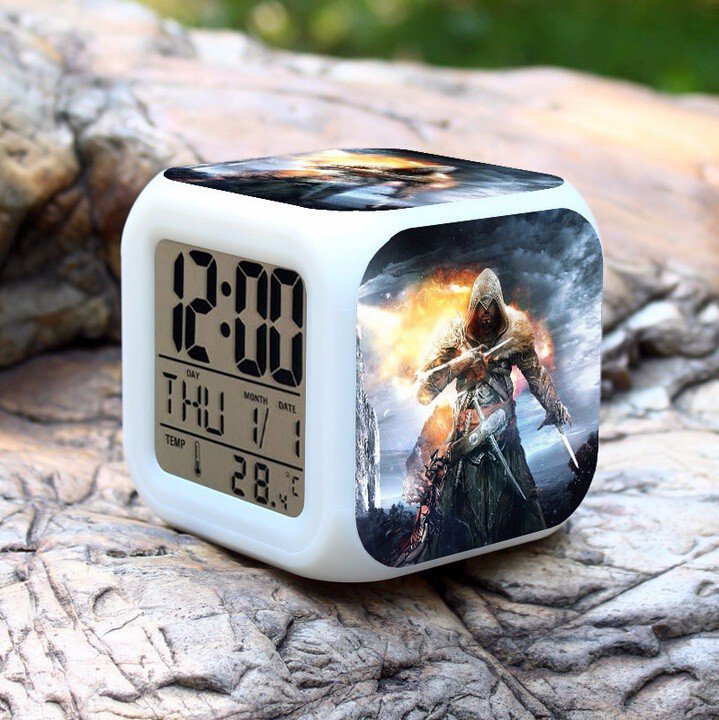 Assassins Creed Blade Led Alarm Clock #39