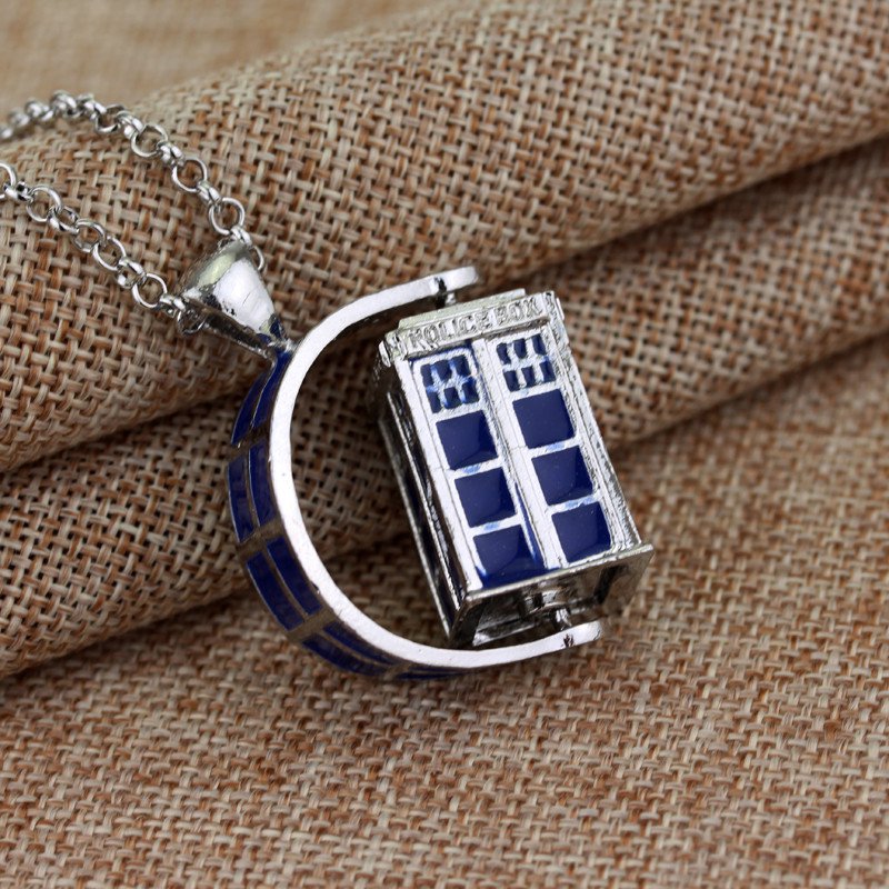 Doctor Who Tardis Police Box 03 Necklace And Pendants Jewelry Dr Who Movie