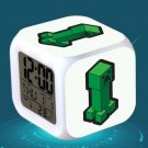 Minecraft Led Alarm Clock #06 Minecraft Cartoon Figures LED Alarm Clock