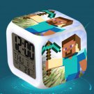 Minecraft Led Alarm Clock #09 Minecraft Cartoon Figures LED Alarm Clock