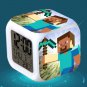 Minecraft Led Alarm Clock #09 Minecraft Cartoon Figures LED Alarm Clock