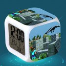 Minecraft Led Alarm Clock #12 Minecraft Cartoon Figures LED Alarm Clock